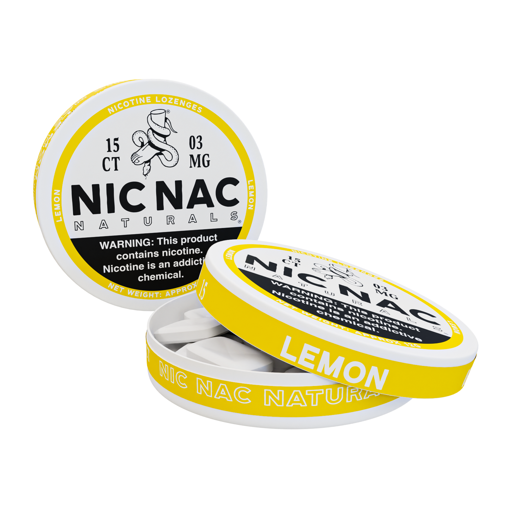 Nic Nac Naturals - Lemon 1 Pack