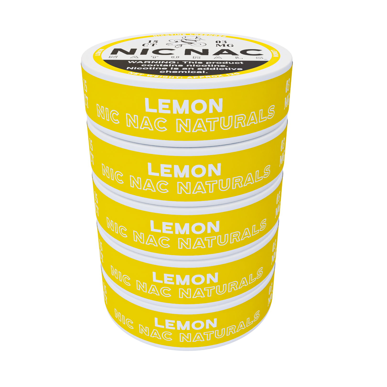Nic Nac Naturals - Lemon 5 Pack
