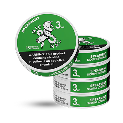 Nic Nac Naturals - Spearmint 5 Pack