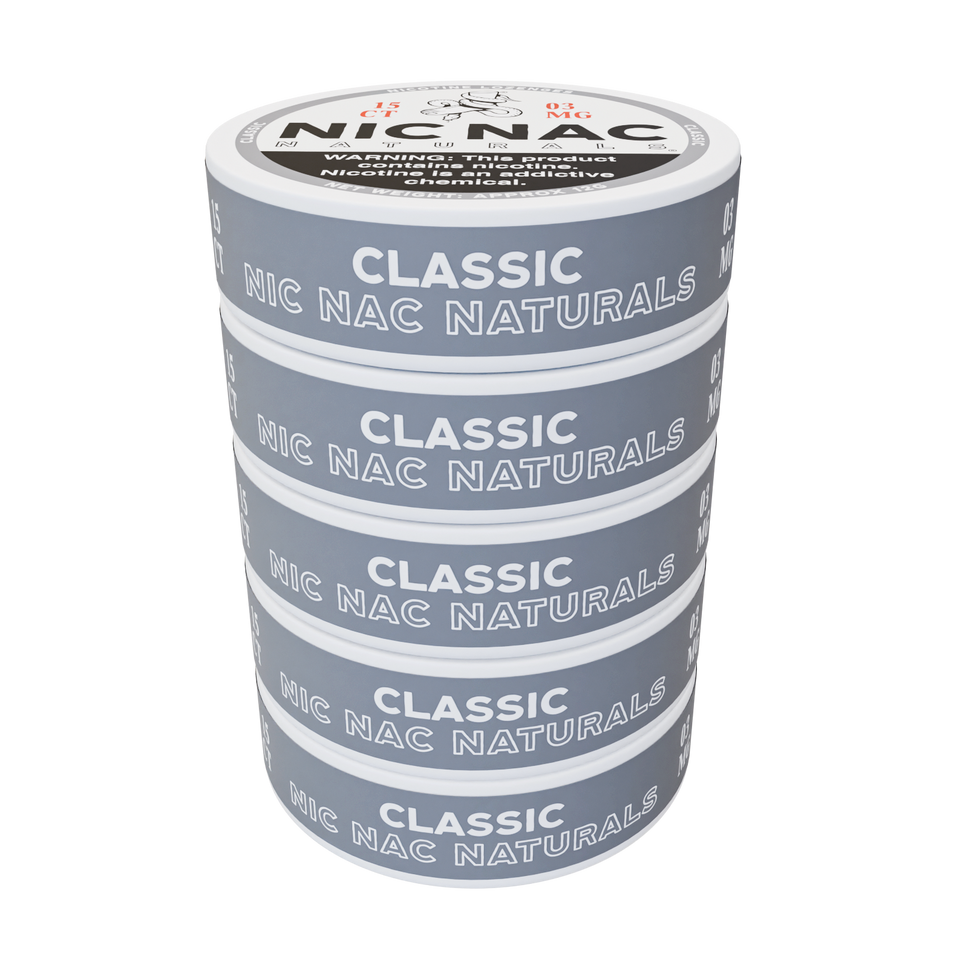 Nic Nac Naturals - Classic 5 Pack – Nicotonic UK