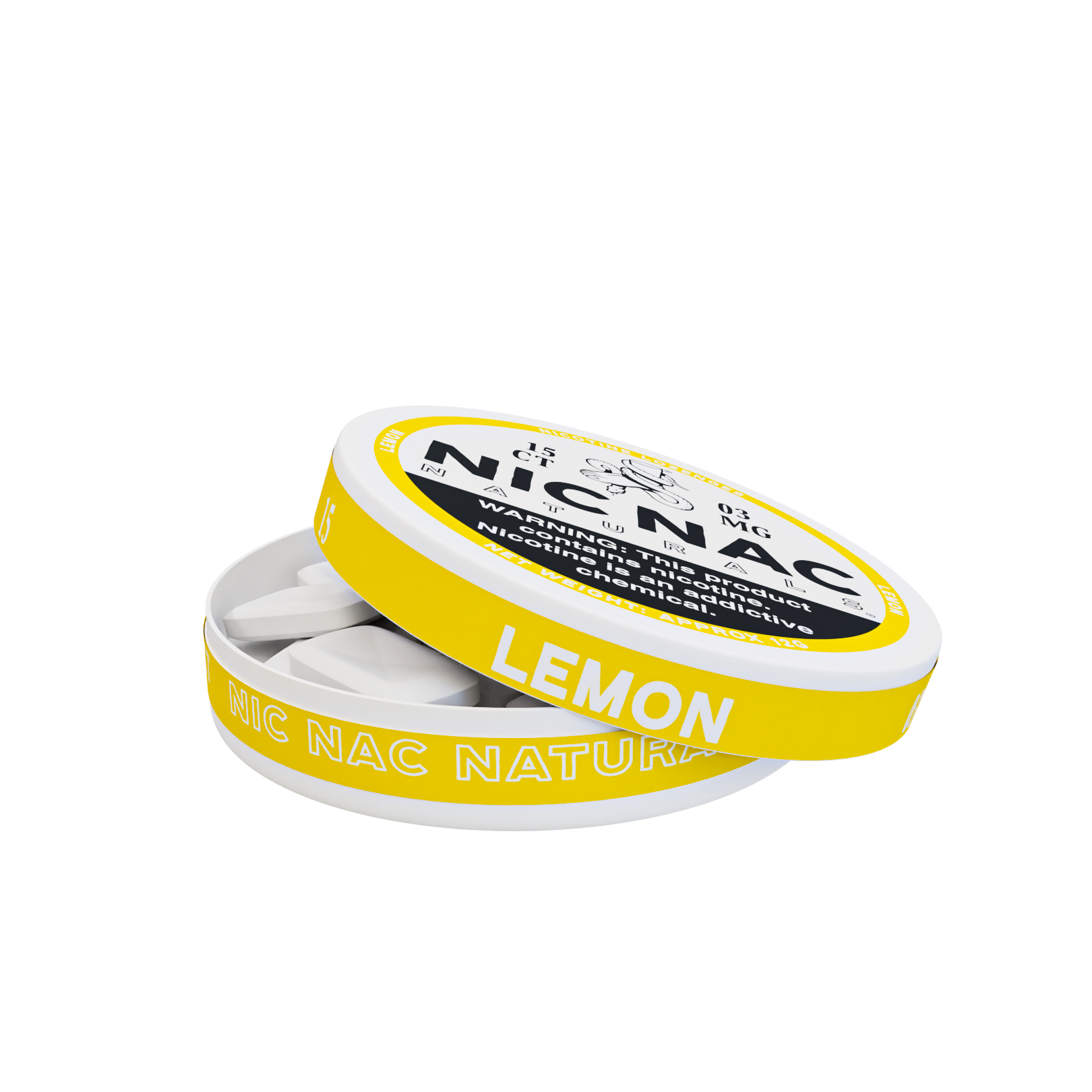 Nic Nac Naturals - Lemon 5 Pack