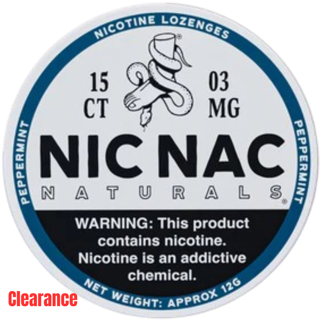 Nic Nac Naturals - Peppermint 1 Pack (Best before date soon)