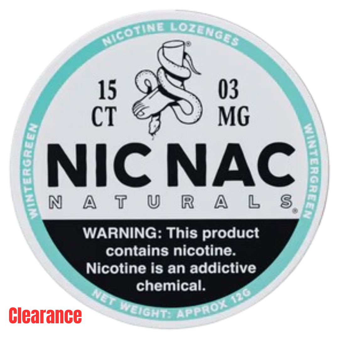 Nic Nac Naturals - Wintergreen 1 Pack (Best before date soon)
